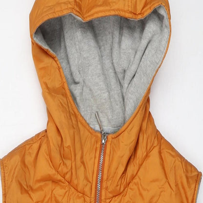 Womens UK Size 10 Kaliko Orange Gilet