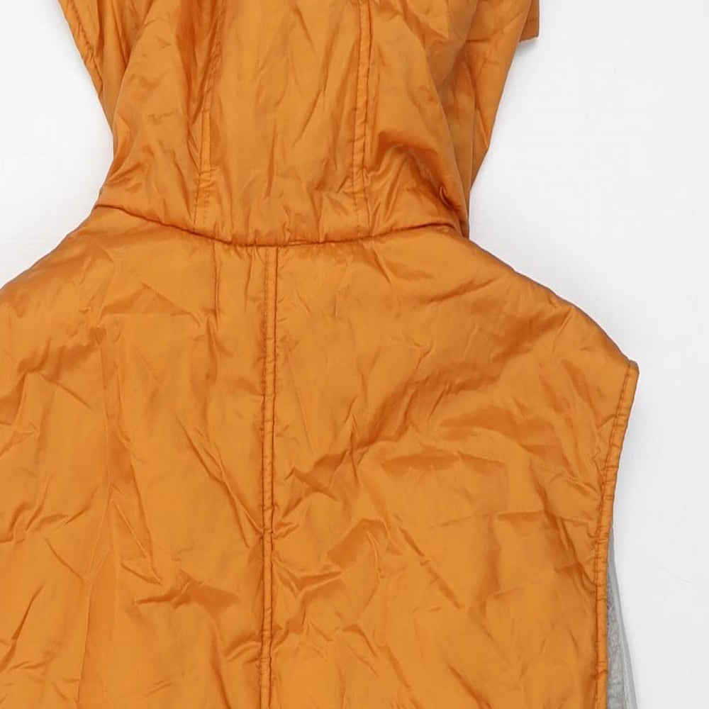 Womens UK Size 10 Kaliko Orange Gilet