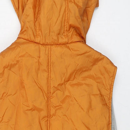 Womens UK Size 10 Kaliko Orange Gilet