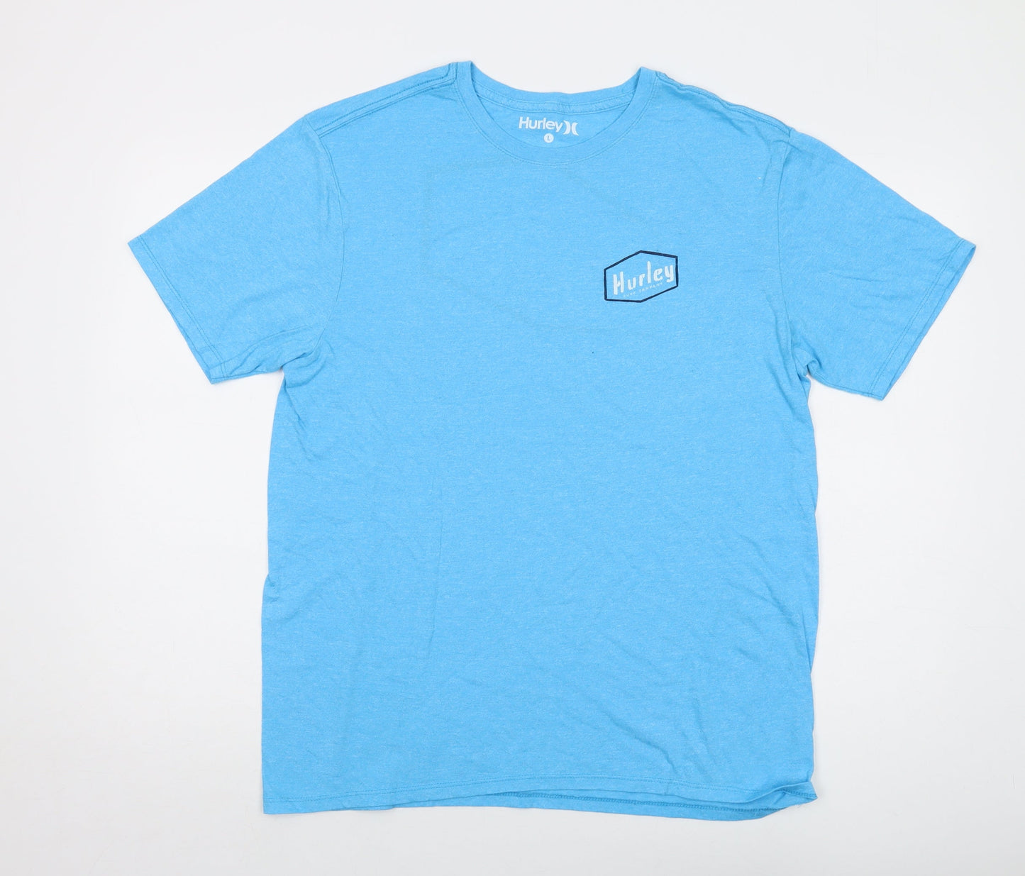 Mens UK Size L Hurley Blue  T-Shirt