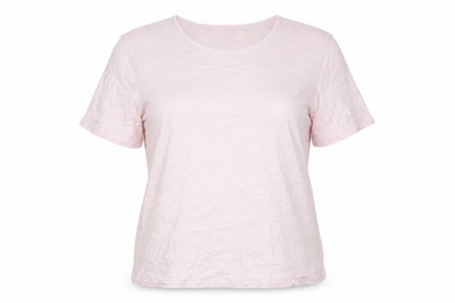 Womens UK Size 14 Lands' End Pink Basic T-Shirt