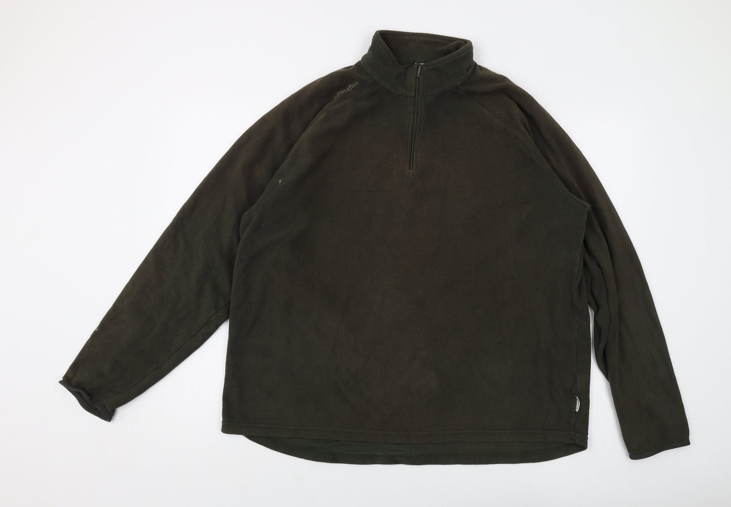 Mens UK Size 2XL Quechua Green Pullover Sweatshirt