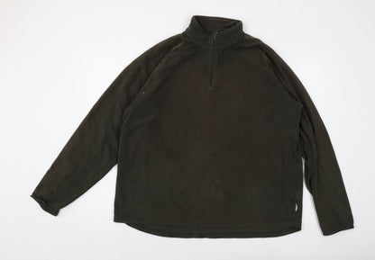 Mens UK Size 2XL Quechua Green Pullover Sweatshirt