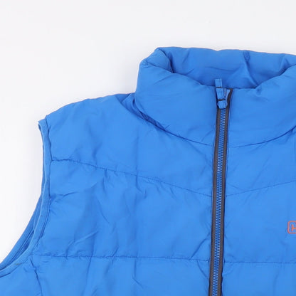 Hi Gear Boys Blue Gilet Waistcoat Size 13-14 Years Zip