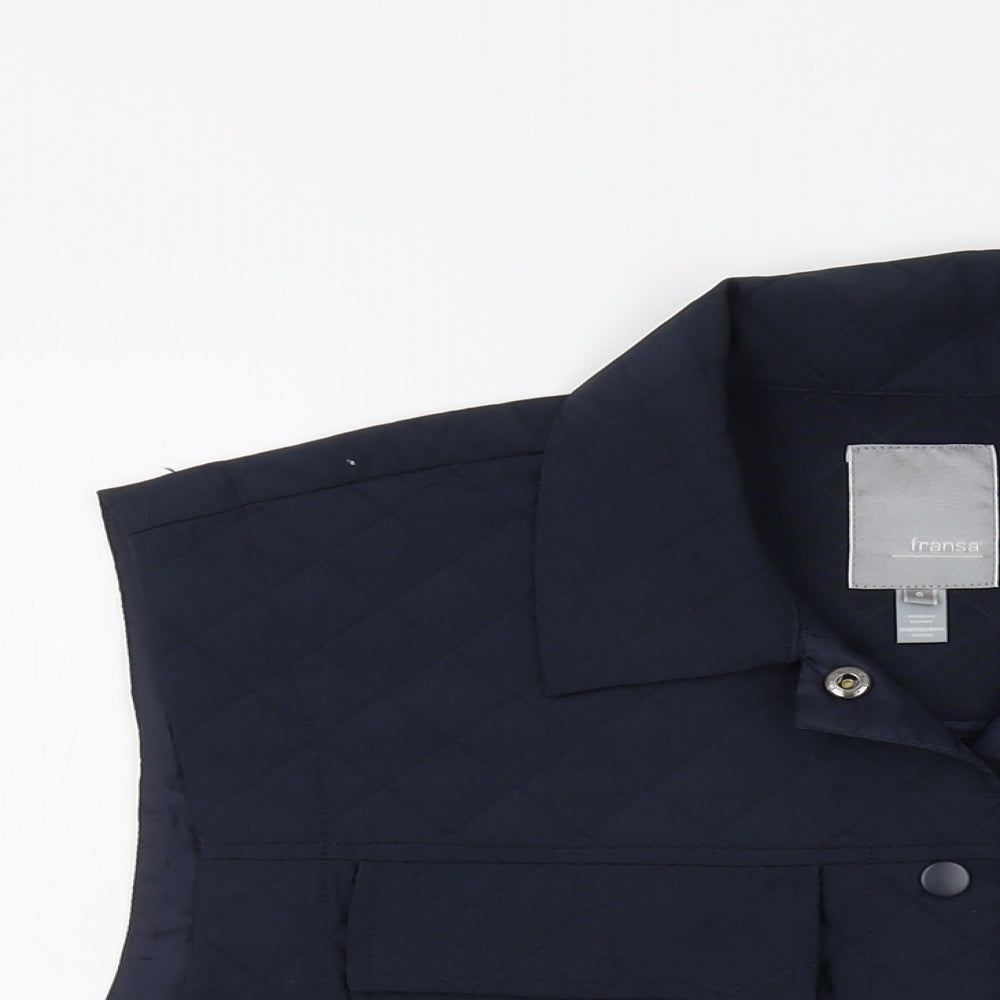 Womens UK Size S Fransa Blue Jacket