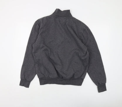 Mens UK Size S Slazenger Grey Full Zip Sweatshirt