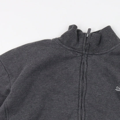 Mens UK Size S Slazenger Grey Full Zip Sweatshirt