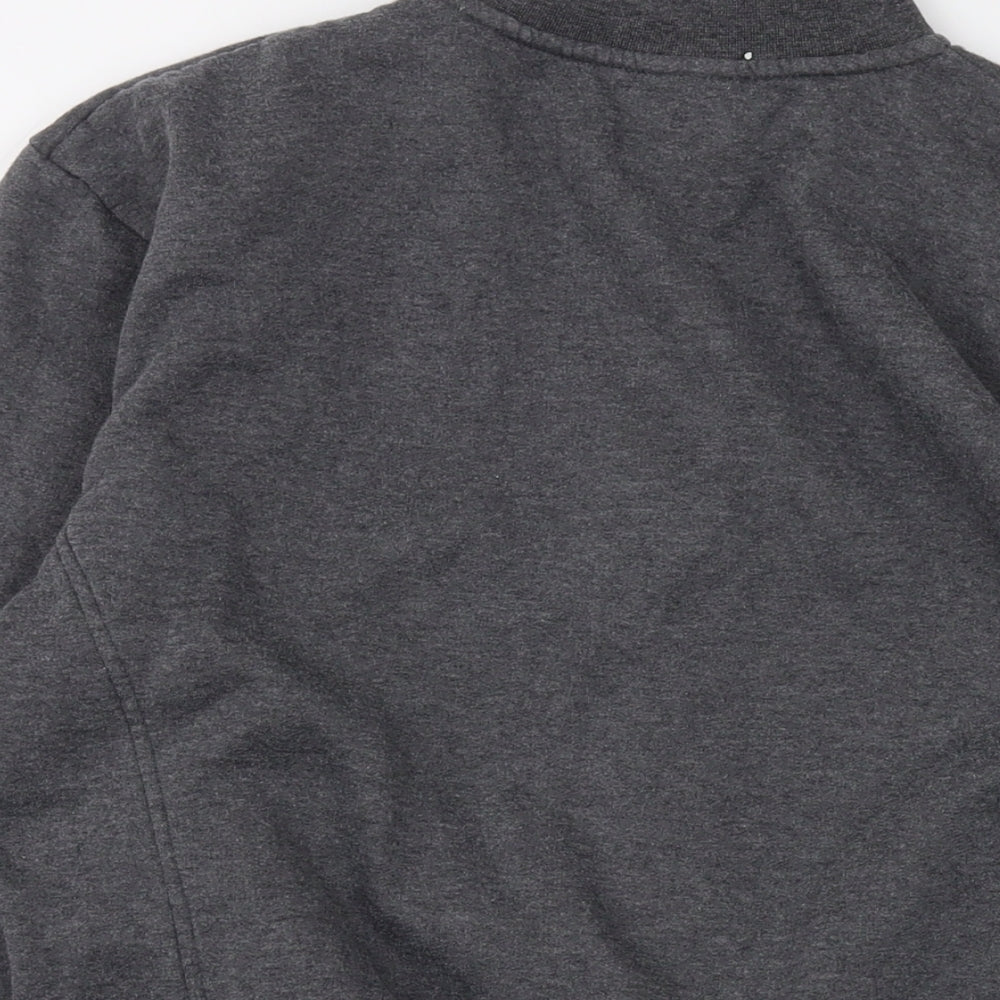 Mens UK Size S Slazenger Grey Full Zip Sweatshirt