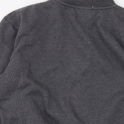 Mens UK Size S Slazenger Grey Full Zip Sweatshirt