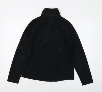 Womens UK Size XS Lands' End Black Pullover Sweatshirt
