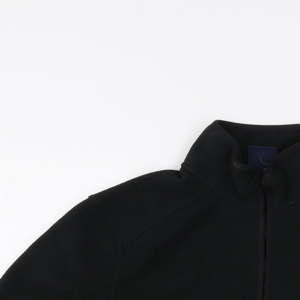 Womens UK Size XS Lands' End Black Pullover Sweatshirt