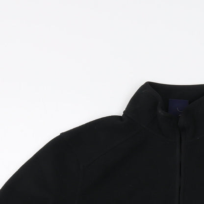 Womens UK Size XS Lands' End Black Pullover Sweatshirt