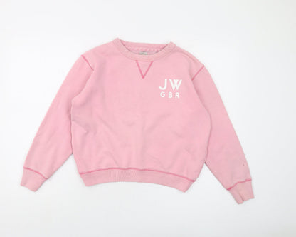 Womens UK Size 8 Jack Wills Pink Pullover Sweatshirt