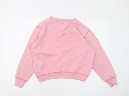 Womens UK Size 8 Jack Wills Pink Pullover Sweatshirt