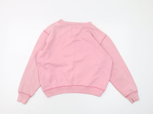 Womens UK Size 8 Jack Wills Pink Pullover Sweatshirt