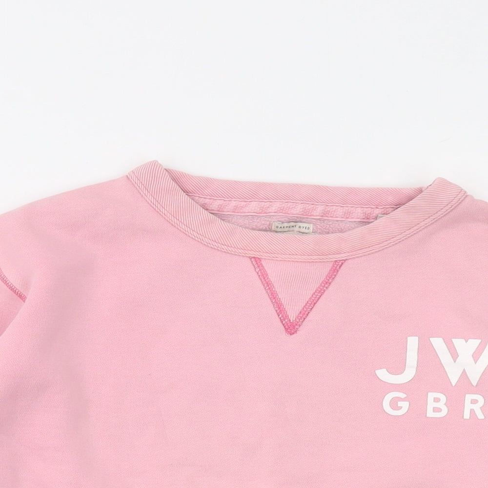 Womens UK Size 8 Jack Wills Pink Pullover Sweatshirt