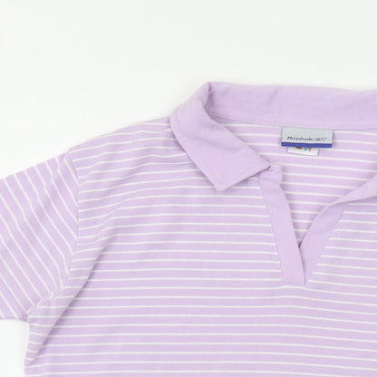 Womens UK Size 14 Reebok Purple Basic Polo