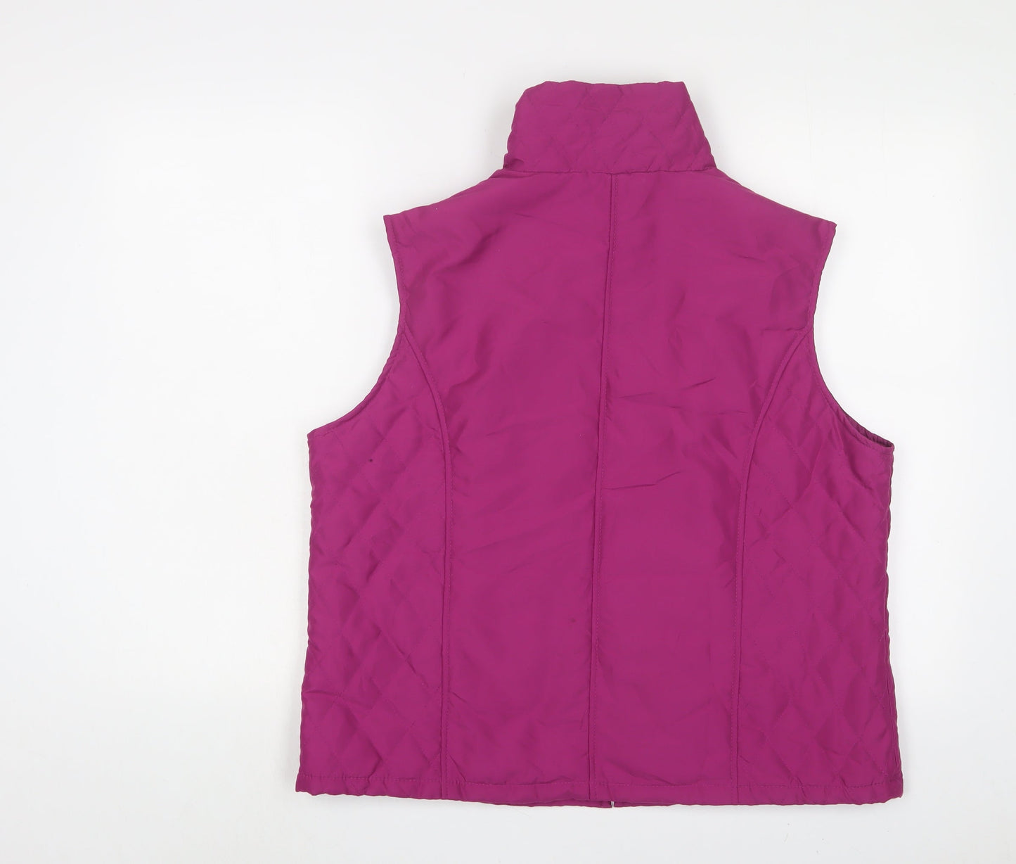Womens UK Size 14 EWM Pink Gilet