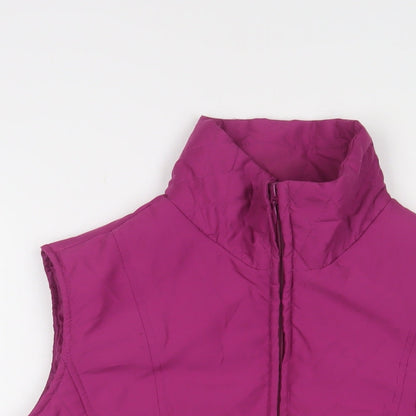 Womens UK Size 14 EWM Pink Gilet