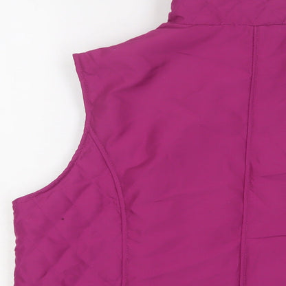 Womens UK Size 14 EWM Pink Gilet
