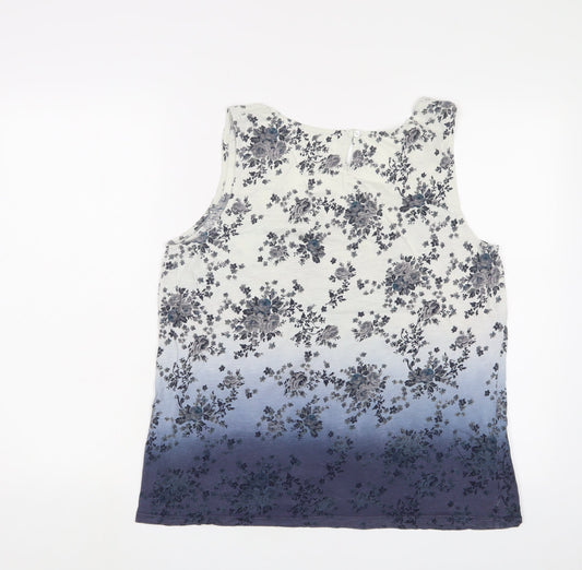 Womens UK Size 14 Monsoon Multicoloured Basic Tank