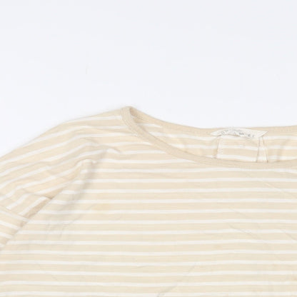 Womens UK Size M Braintree Beige Basic T-Shirt