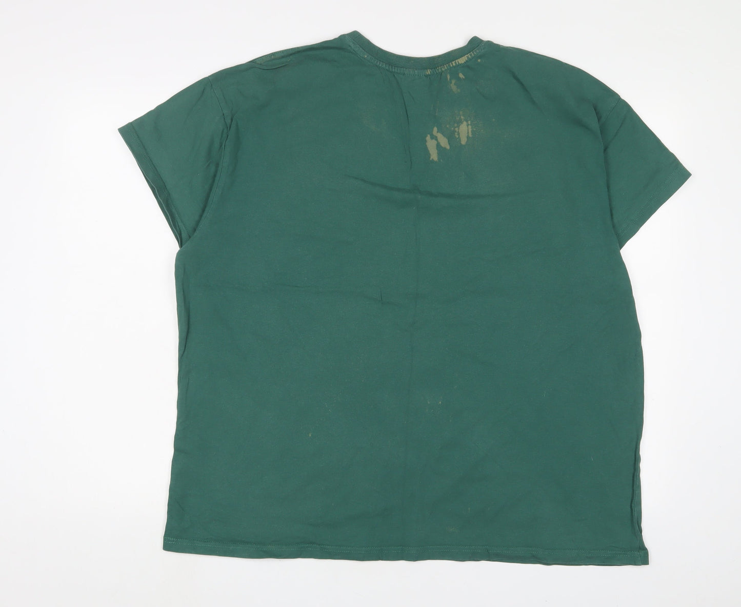Womens UK Size 16 Slazenger Green Basic T-Shirt