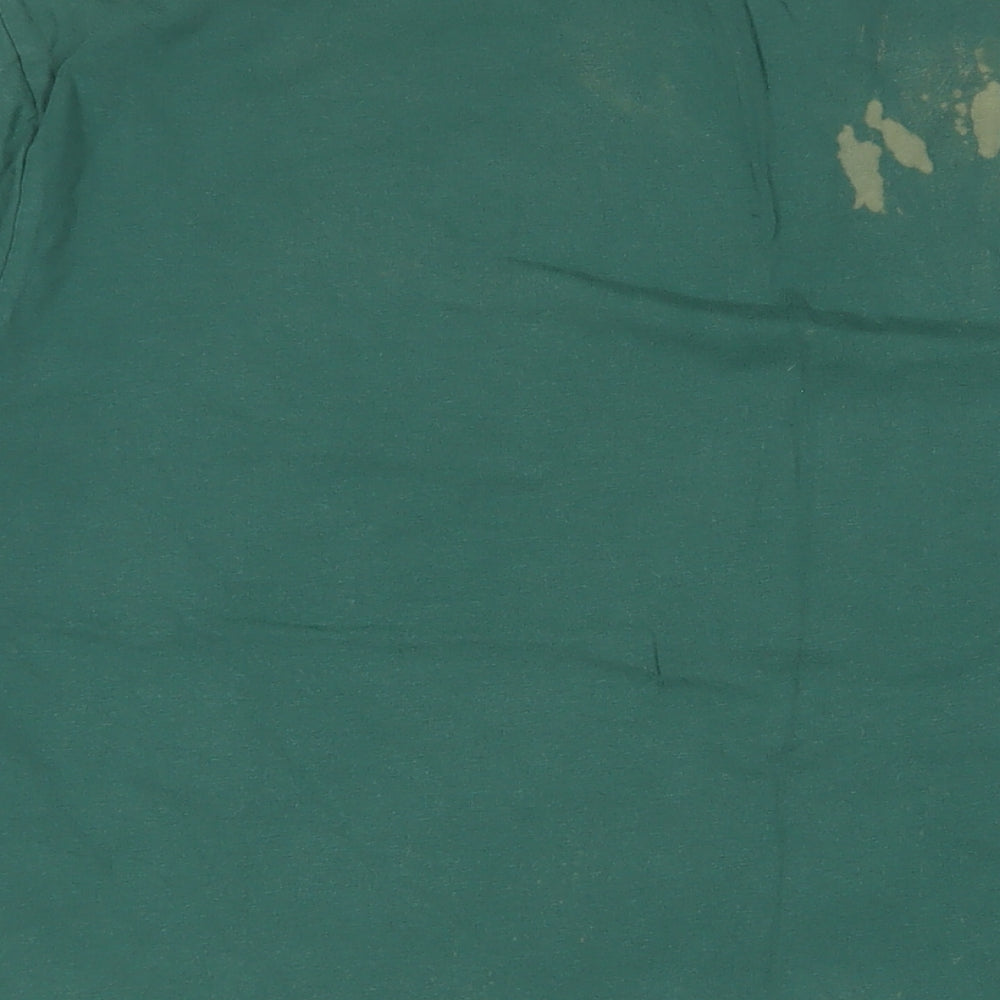 Womens UK Size 16 Slazenger Green Basic T-Shirt