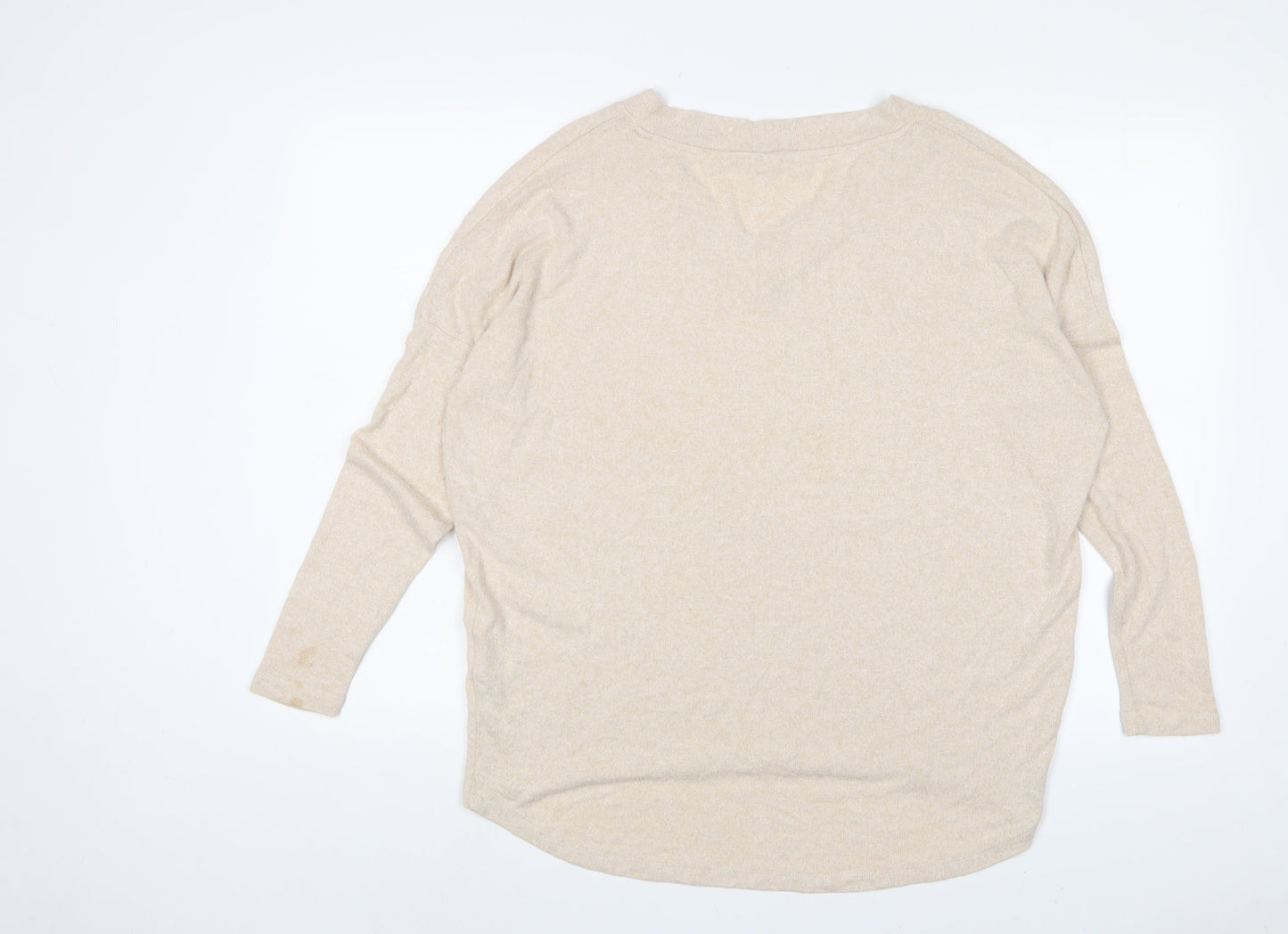 Womens UK Size M Soyaconcept Beige Basic T-Shirt