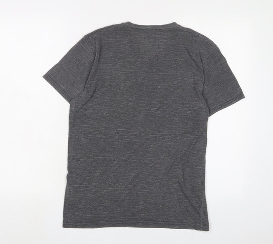 Womens UK Size M Hollister Grey Basic T-Shirt