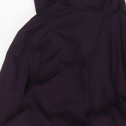 Womens UK Size 10 Claudia Strater Purple Quilted Coat