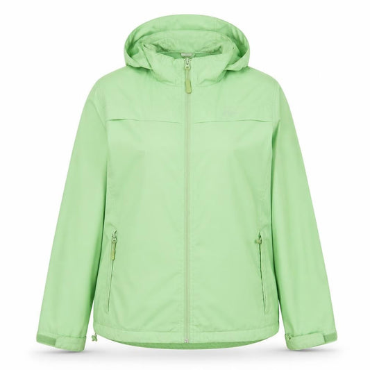 Maine Womens Green Jacket Size 16 Zip - Logo, Embroidered