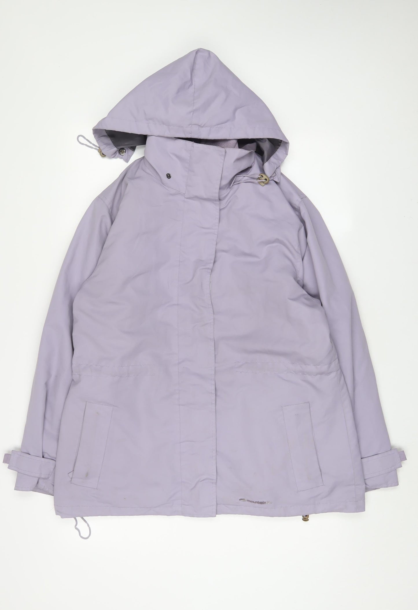 Womens UK Size 14 Mountain Life Purple Rain Coat