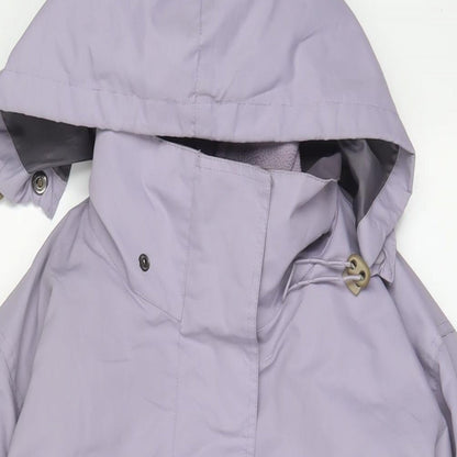 Womens UK Size 14 Mountain Life Purple Rain Coat