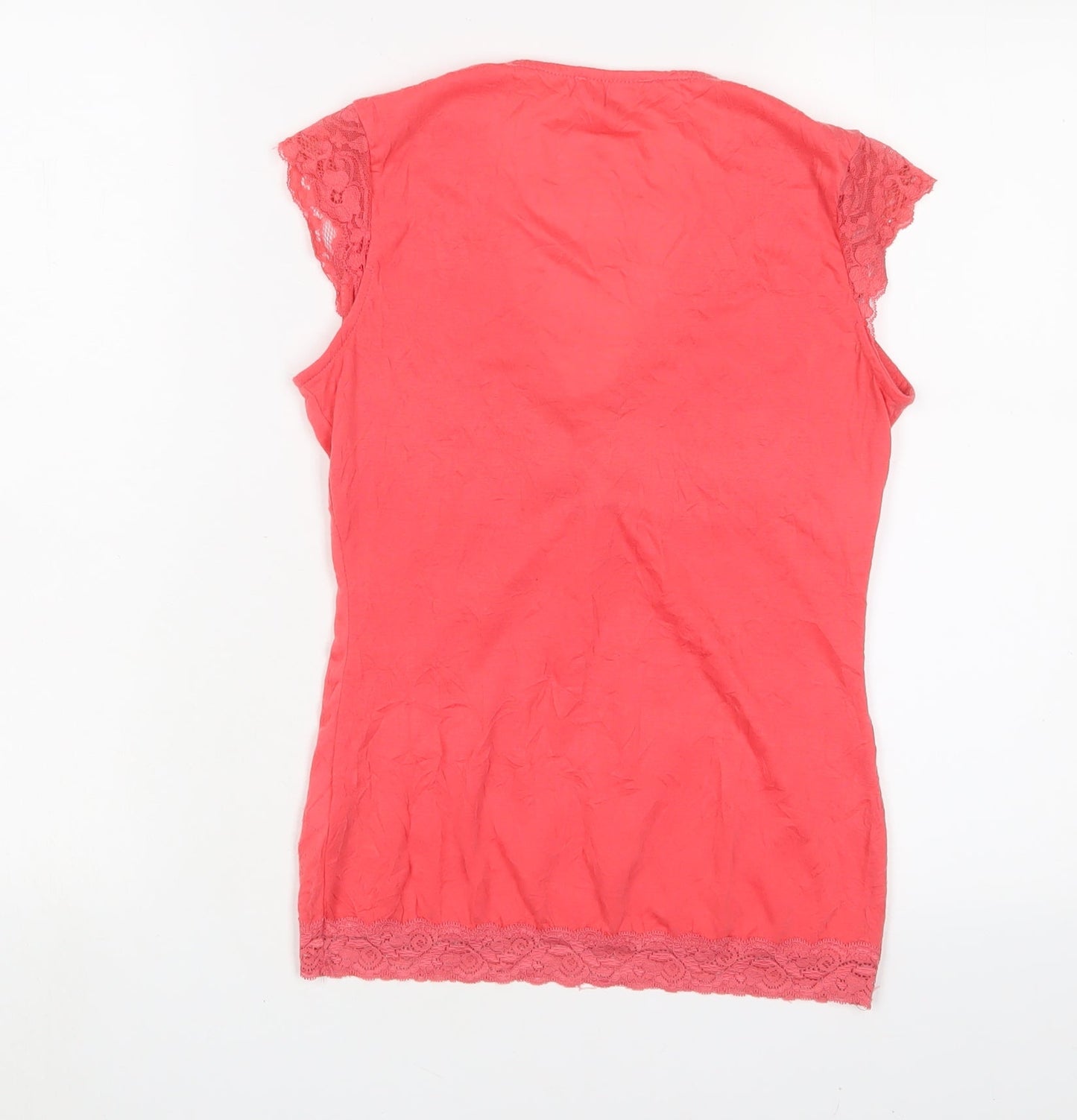 Womens UK Size 10 Monsoon Pink Basic T-Shirt