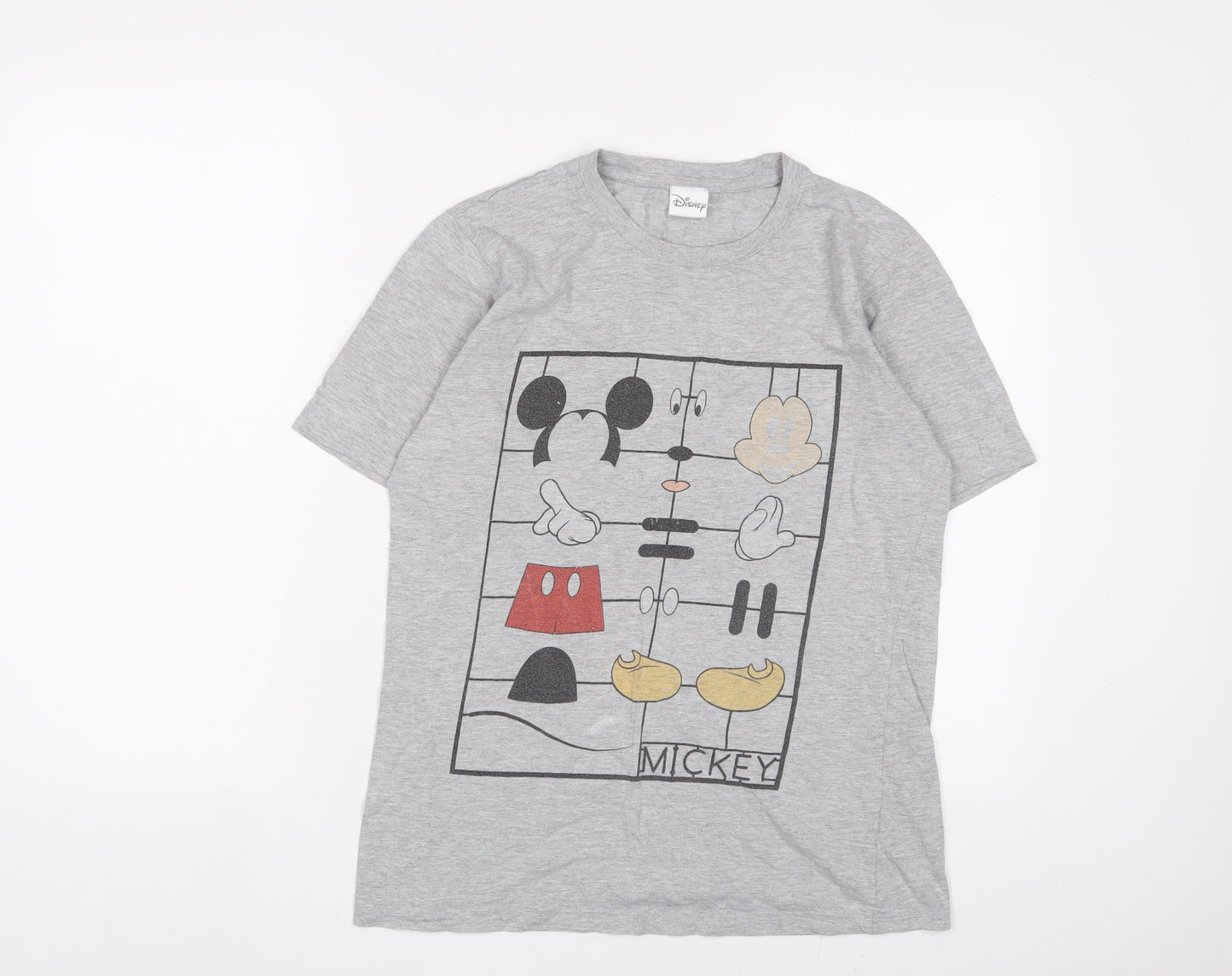 Mens UK Size S Disney Grey  T-Shirt
