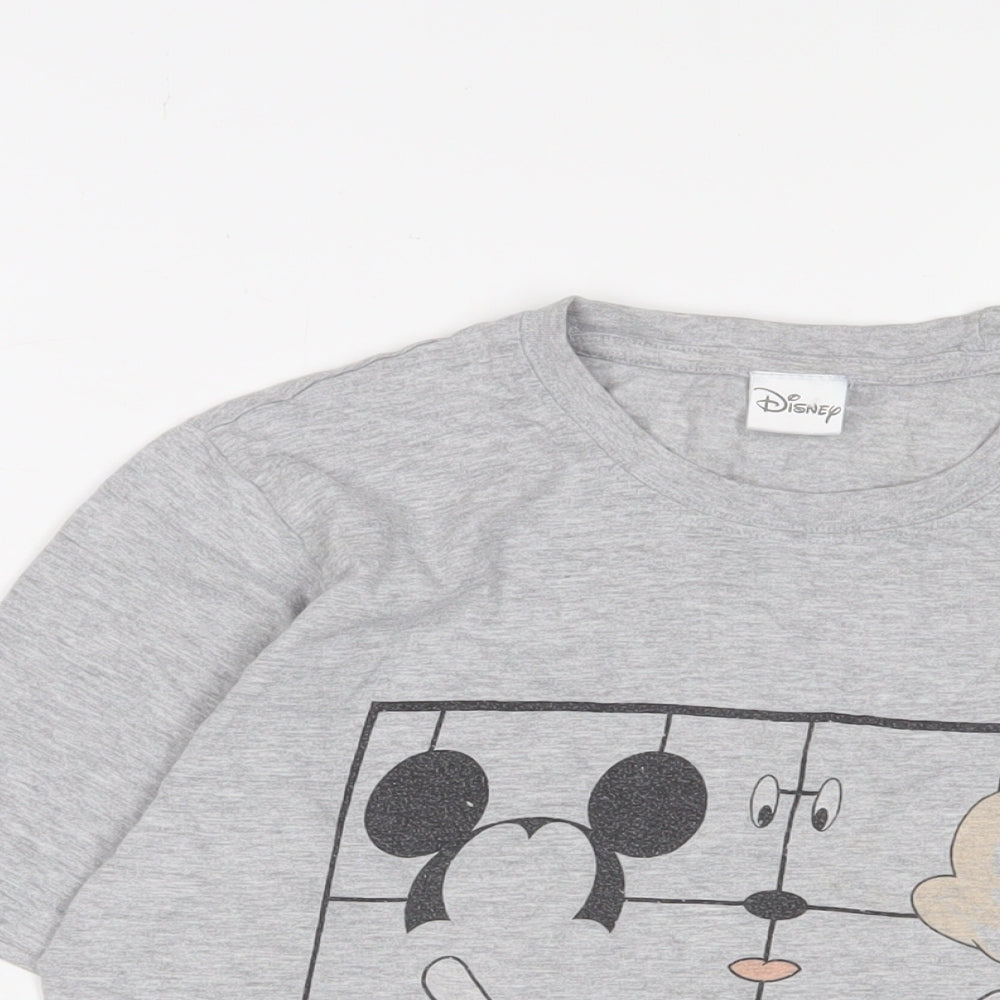 Mens UK Size S Disney Grey  T-Shirt