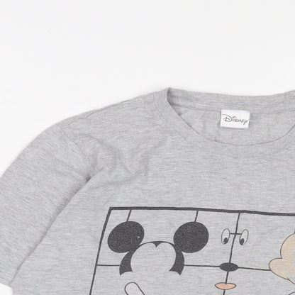 Mens UK Size S Disney Grey  T-Shirt