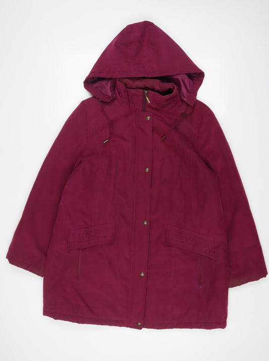 Womens UK Size M Bonmarché Purple Jacket