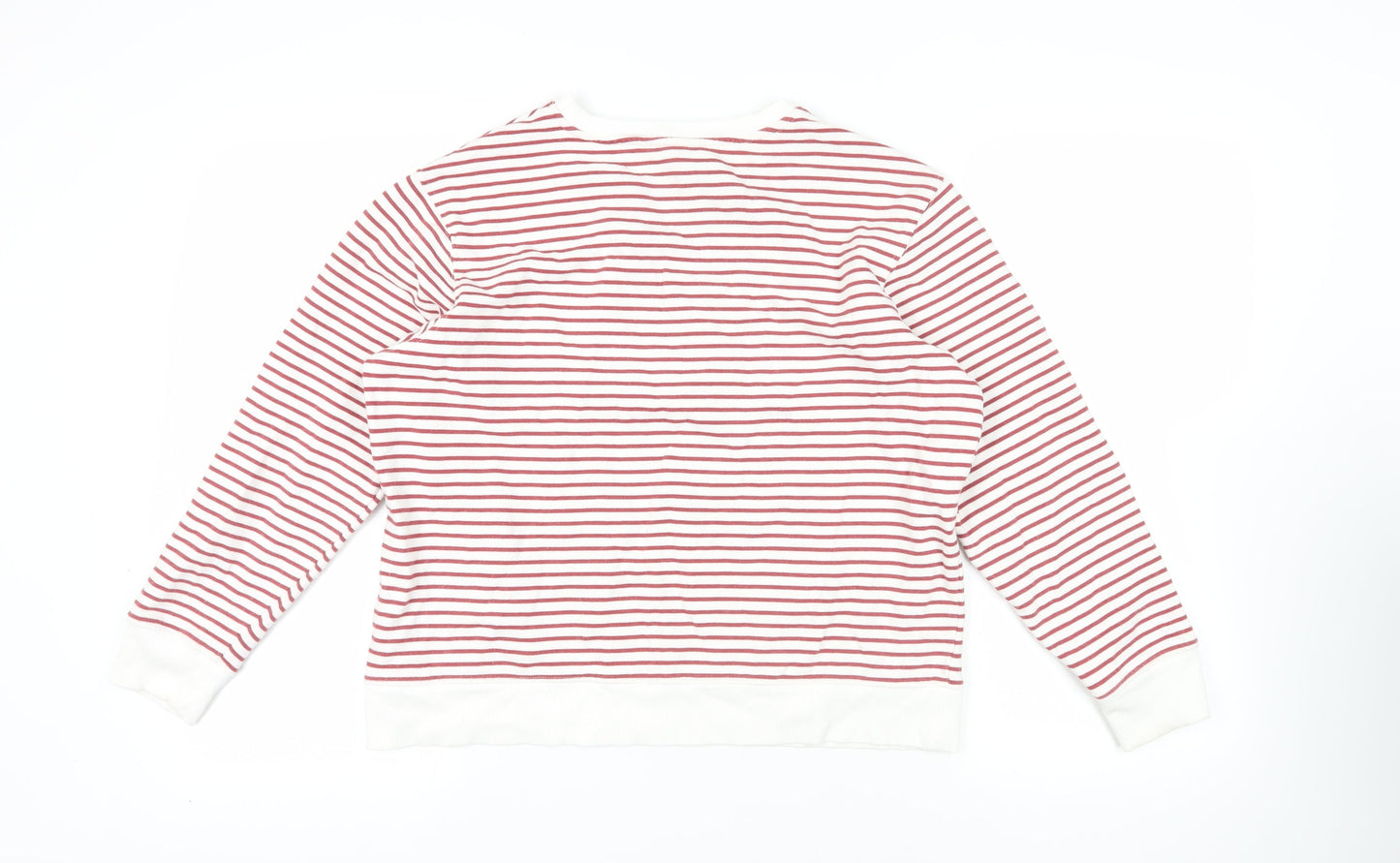 Womens UK Size M Marks and Spencer White Pullover Sweatshirt