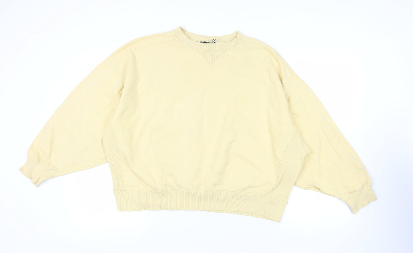 Womens UK Size 8 ASOS Yellow Pullover Sweatshirt