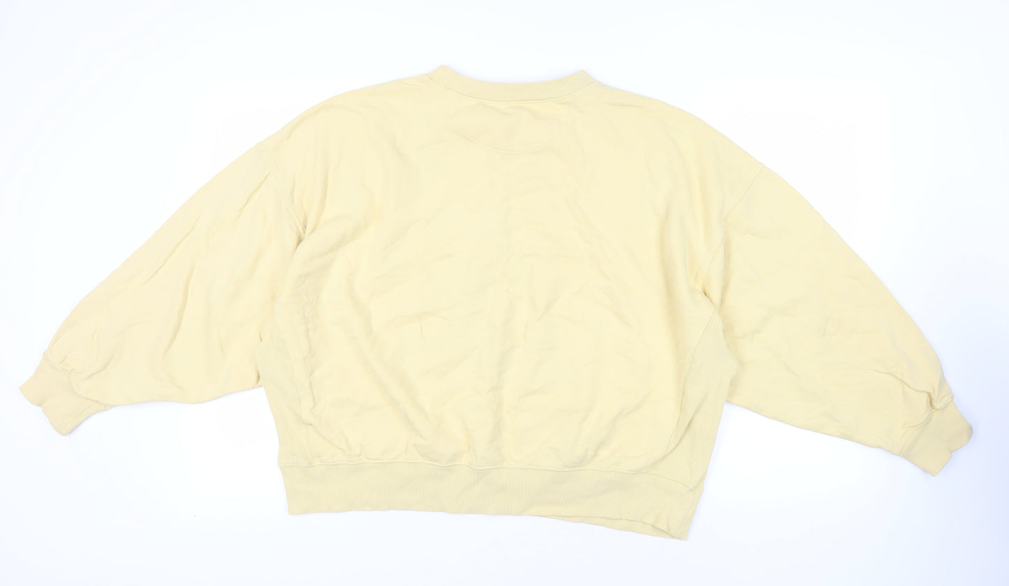 Womens UK Size 8 ASOS Yellow Pullover Sweatshirt