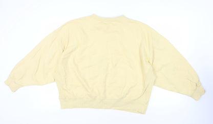 Womens UK Size 8 ASOS Yellow Pullover Sweatshirt