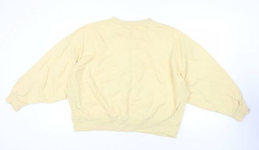 Womens UK Size 8 ASOS Yellow Pullover Sweatshirt