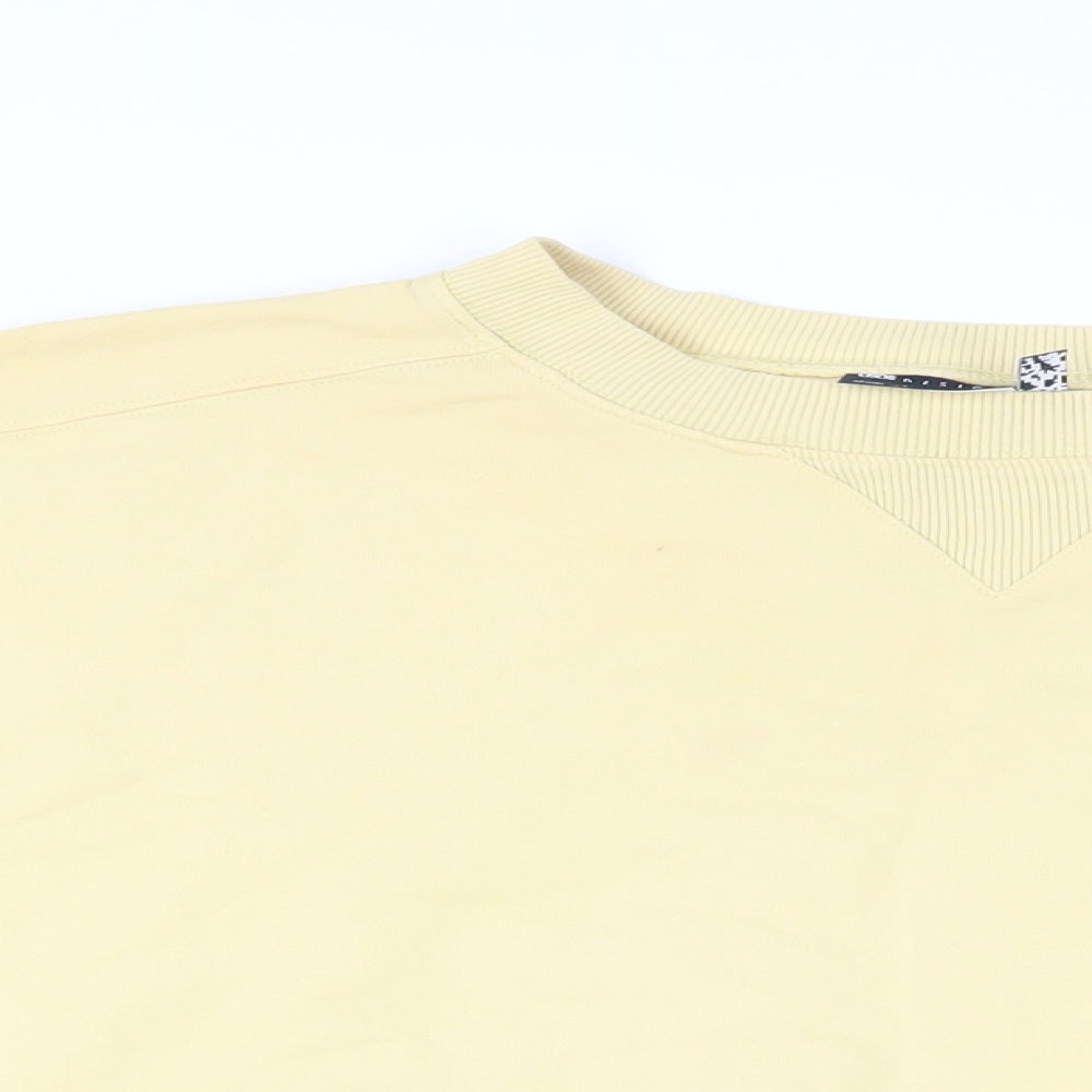 Womens UK Size 8 ASOS Yellow Pullover Sweatshirt