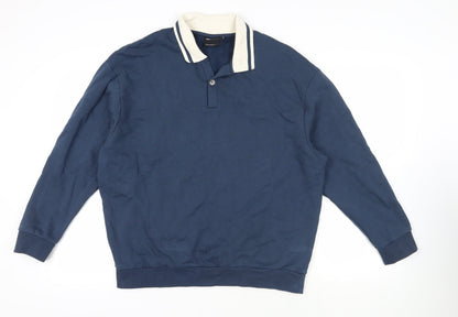 Mens UK Size L ASOS Blue Pullover Sweatshirt