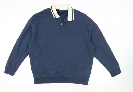 Mens UK Size L ASOS Blue Pullover Sweatshirt