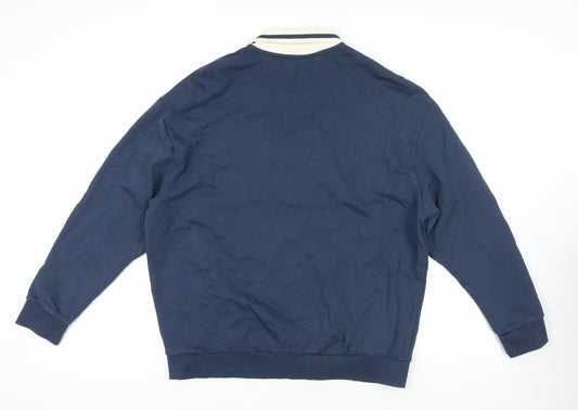 Mens UK Size L ASOS Blue Pullover Sweatshirt