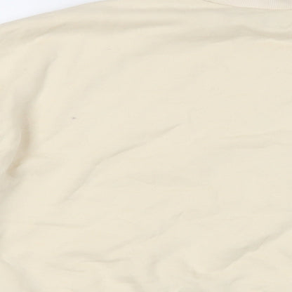 Womens UK Size S Divided by H&M Ivory Pullover Sweatshirt