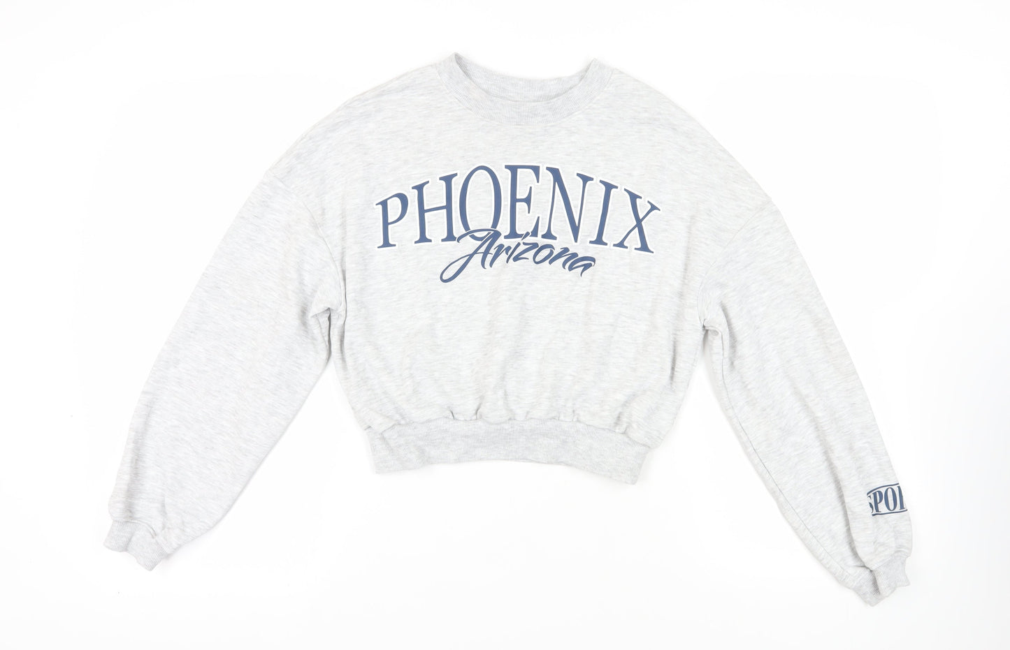 H&M Girls Grey Cotton Pullover Sweatshirt Size 13-14 Years Pullover - Phoenix Arizona